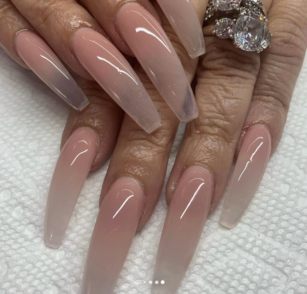 Full Set Color Acrylic at Glam Nails By Merian in Omaha, NE