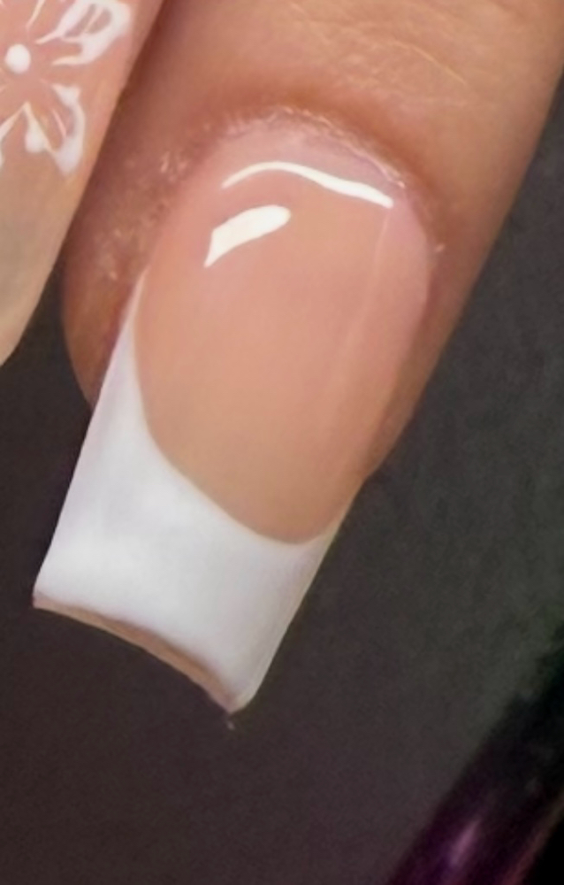 French Tips- Gel Paint at Keke’s Klawz in Columbus, OH