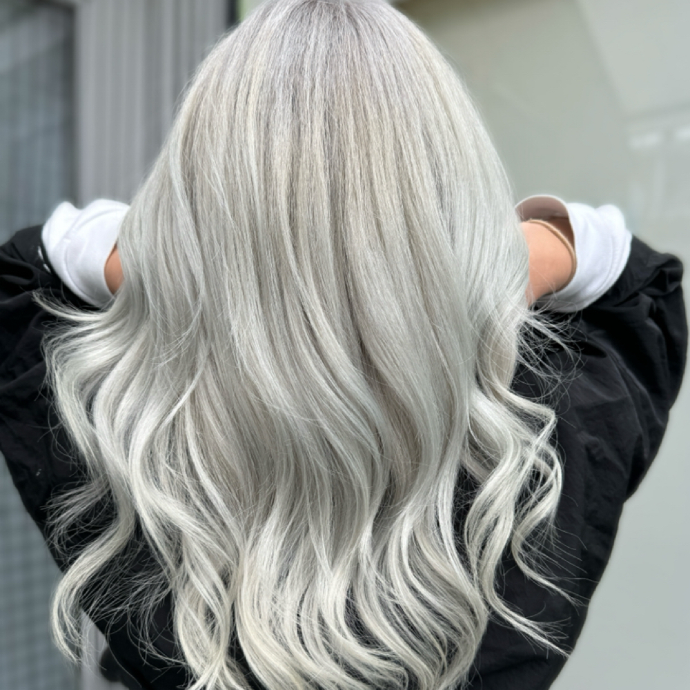 Blonding transformation at Hair Painted With Love in Oakland, CA