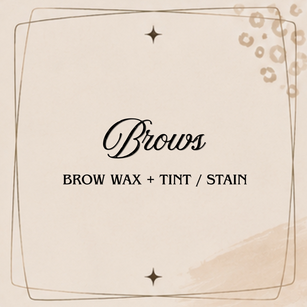 BROW TINT & WAX at Desert Bloom Esthetics in Tulsa, OK