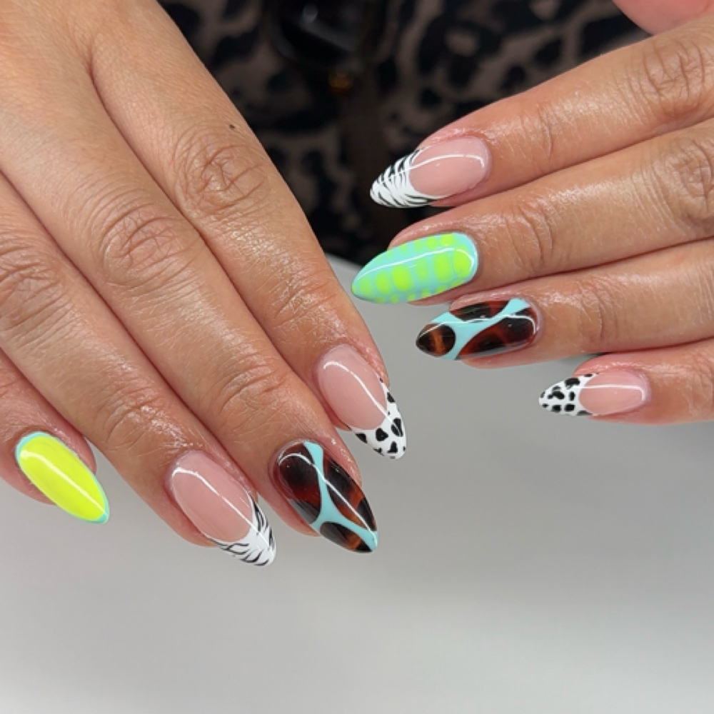 Builder Gel with Nail Art - Tier 2 at Nailed It Ellie in Buena Park, CA