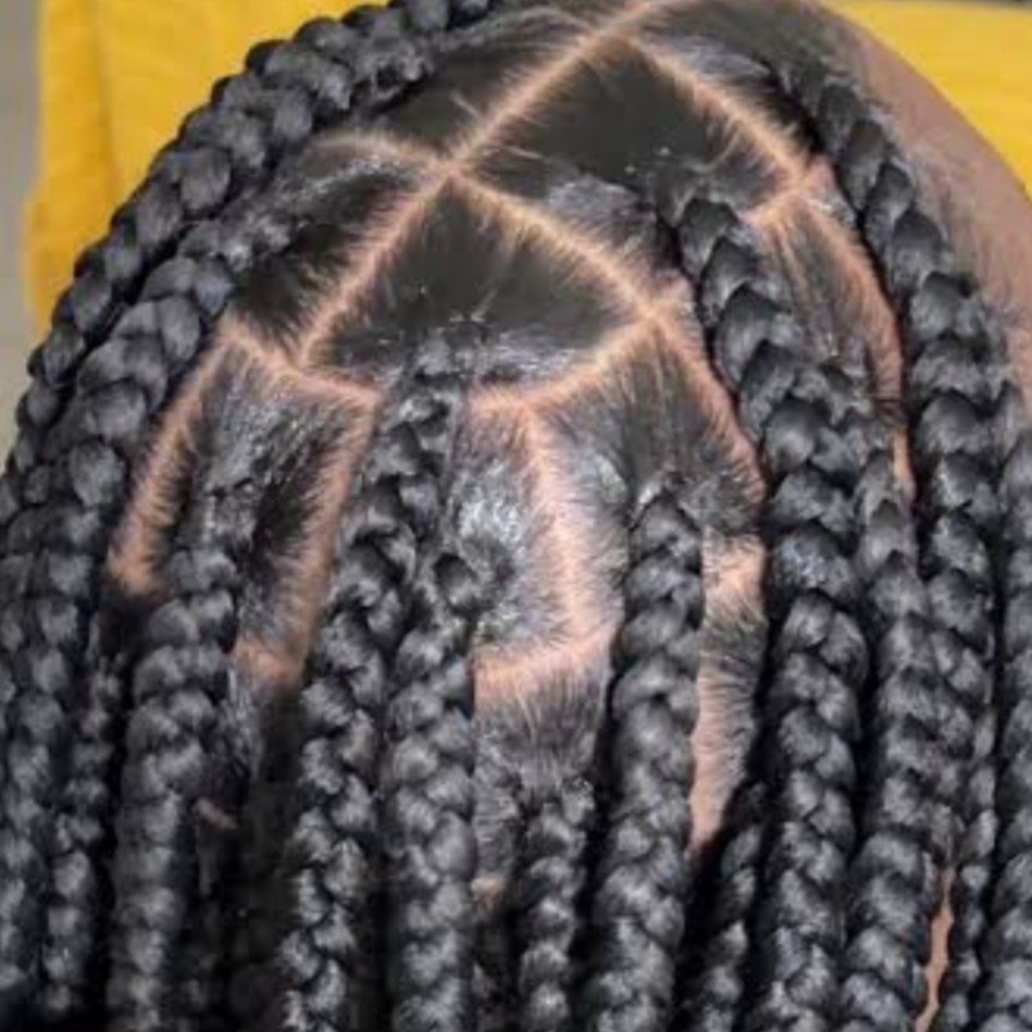 LARGE KNOTLESS BRAID at Yawa Hair Braiding & Locs in Texas, TX