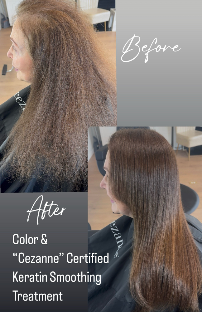 Cezanne Keratin Treatment at ABBA Hair and Beauty Salon in Lake Oswego, OR