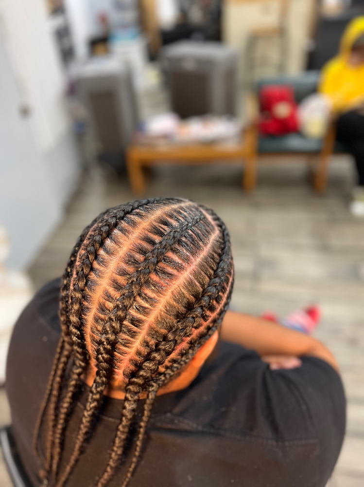 Mens Simple Stitch Braid