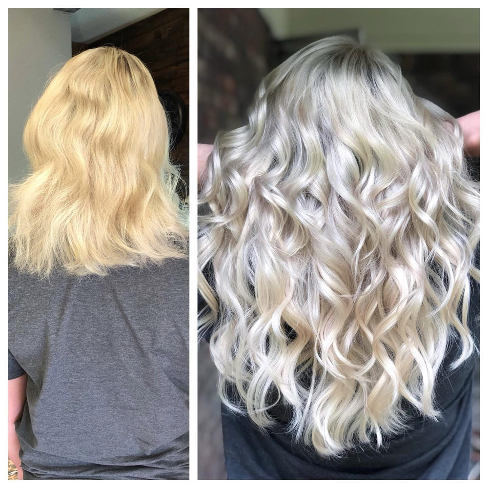 K-Tip Extensions Install at The Black Pearl Hair Salon in Cornelia, GA