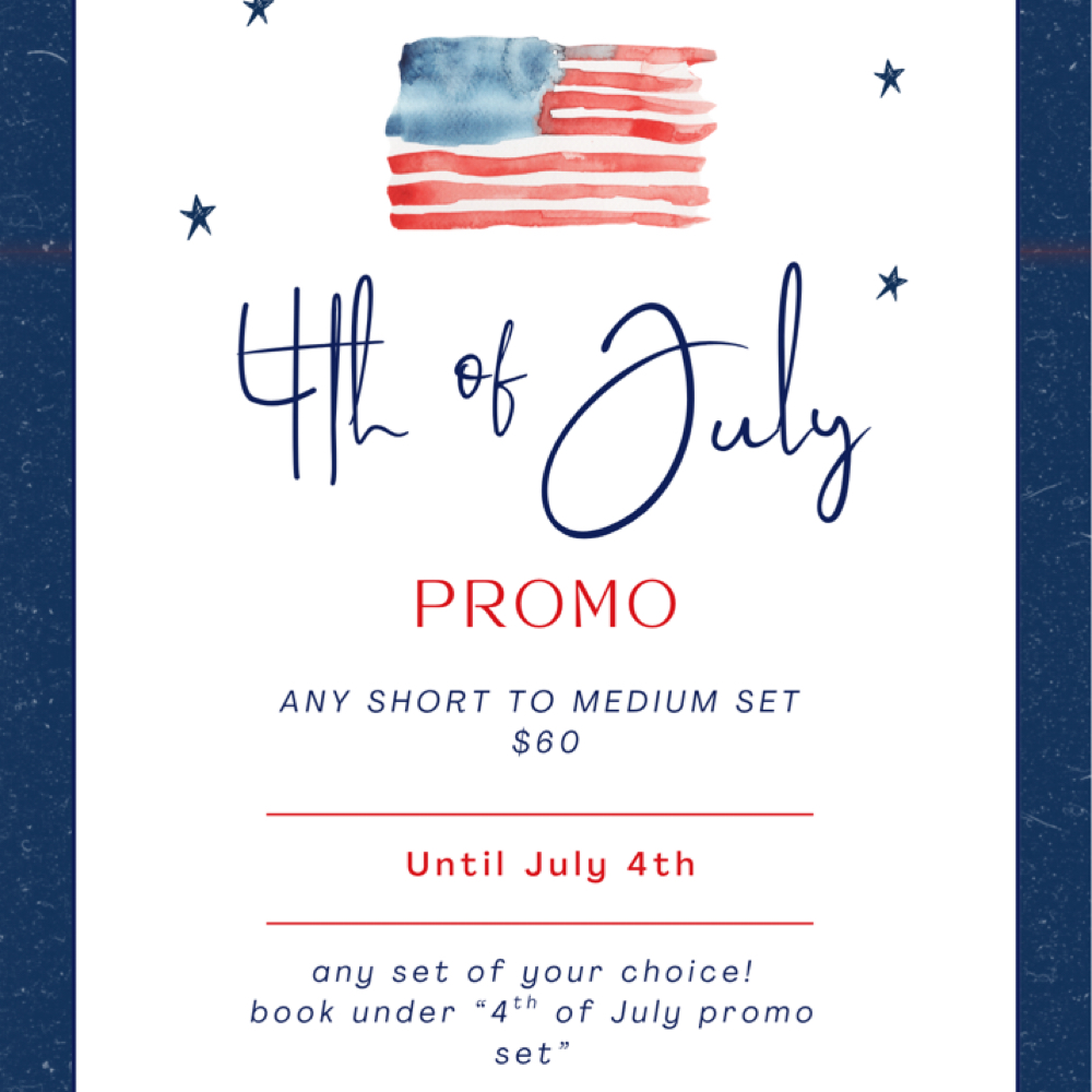 4th of July Promo Set at Nails By Val in Tooele, UT
