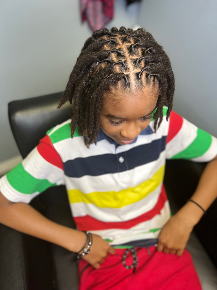 Locs Styles /retwist Half Head