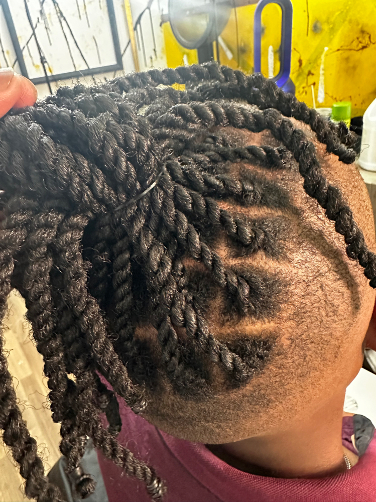 Mirco Two Strand Twist With Weave