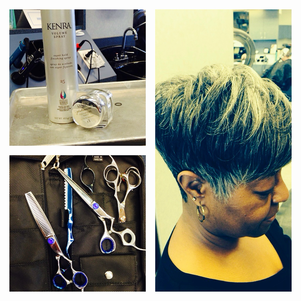 Relaxer Retouch & Haircut + Style