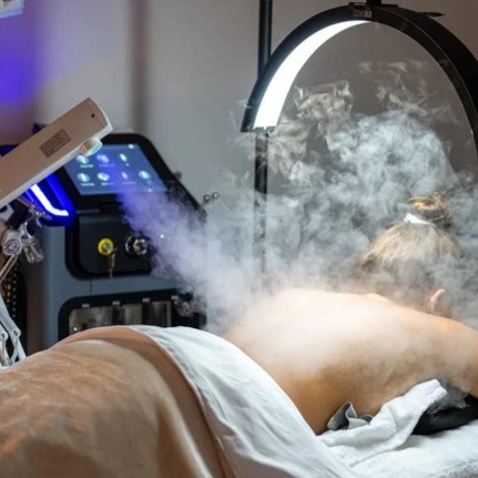 Back Facial at Pure Glow Esthetics in Fairport, NY