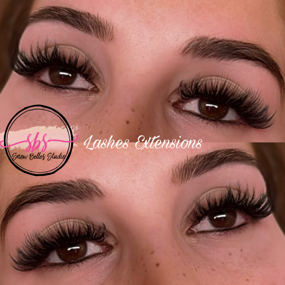 Wispy Lashes Extensions at Snow Belles Studio-Luxury Beauty in Round Rock, TX