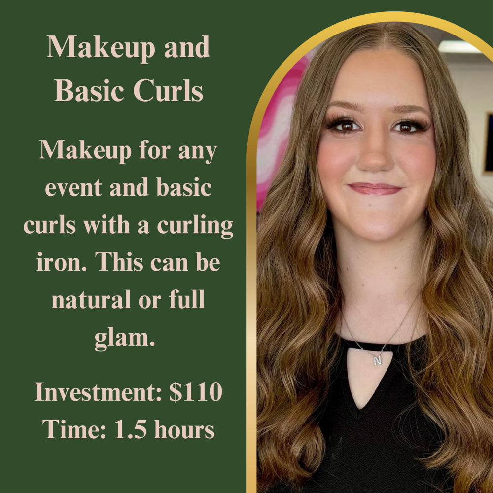 MAKEUP AND BASIC CURLS