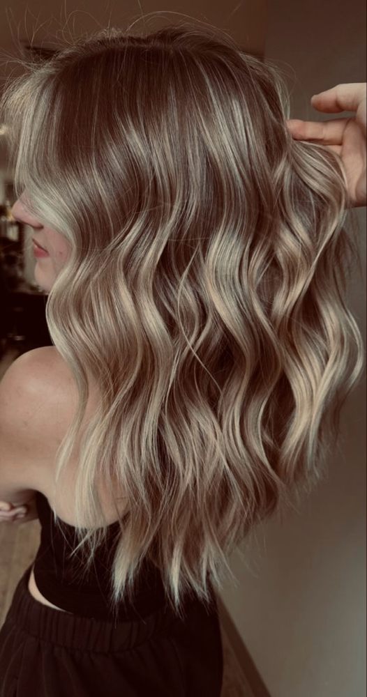 Balayage Tip Out