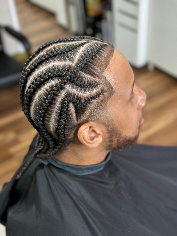 Cornrows with/ Taper| Line Up