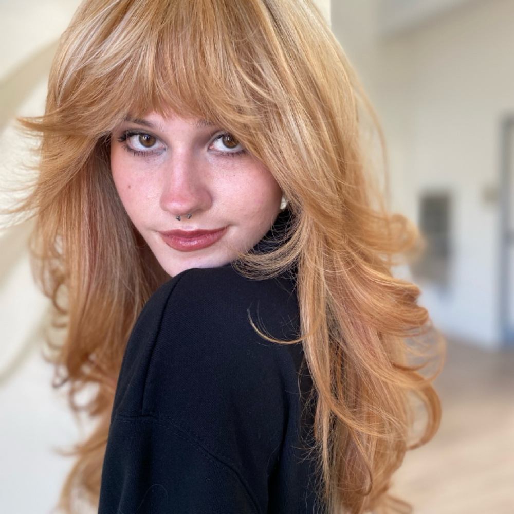 Blowout at FLUIDITY Hair Studio in Encinitas, CA