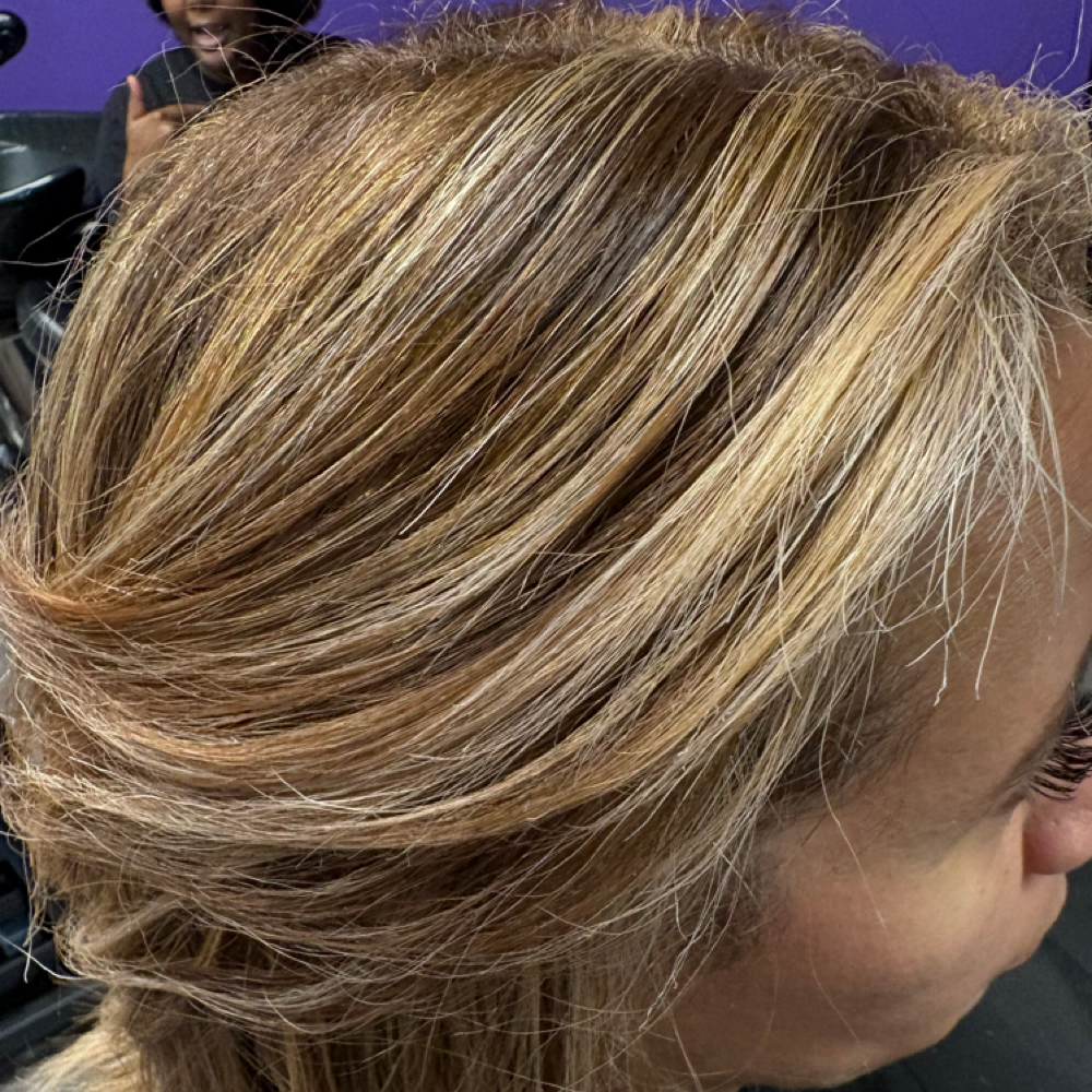 Partial highlight And Toner