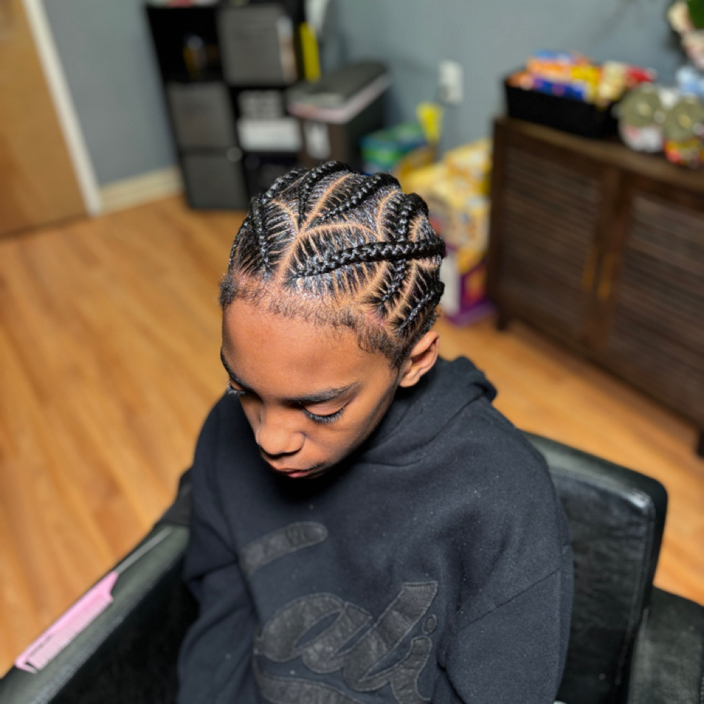 Men's Braids (Top part) at JCTouch Salon in Parkville, MD