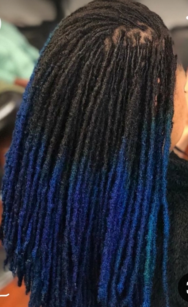 Loc Tips Color Service