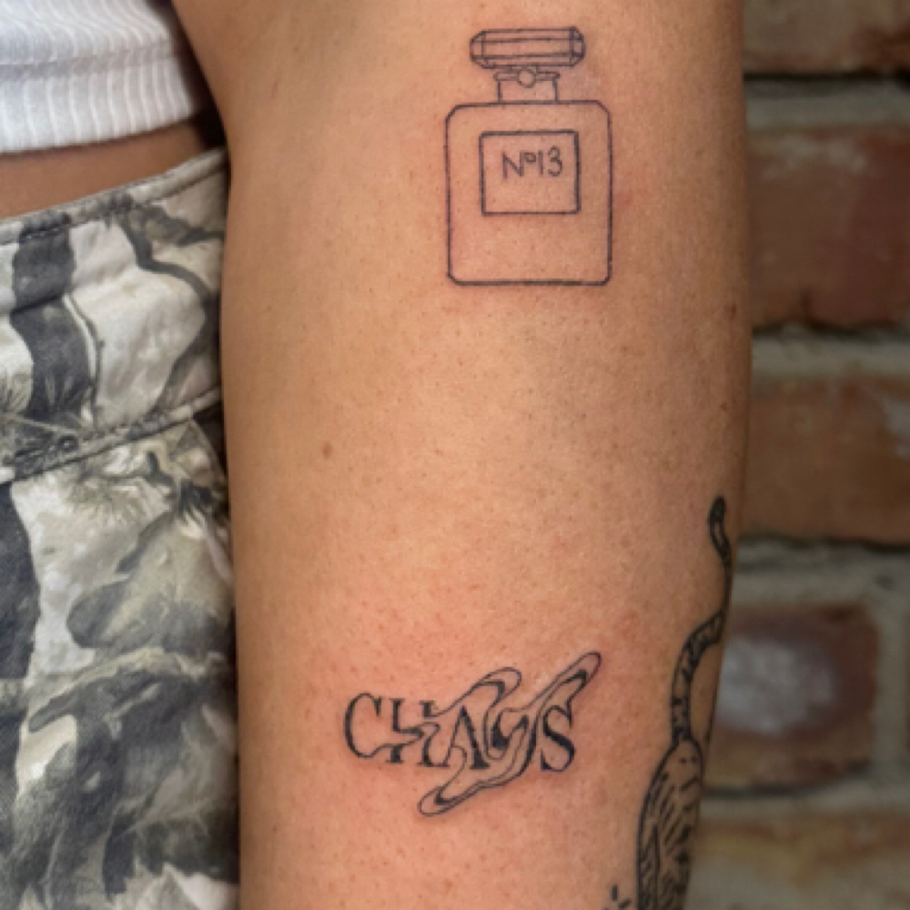 Friday The 13th Tiny Flash Tat at Velvet Ink Bar Eclectic in Waxahachie, TX