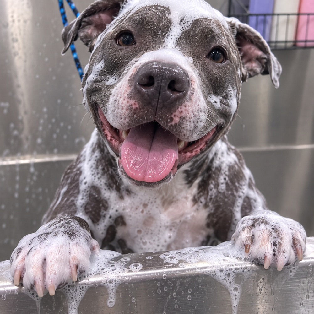 Bath MD ( 21-40 LB) at Space City Grooming in Houston, TX