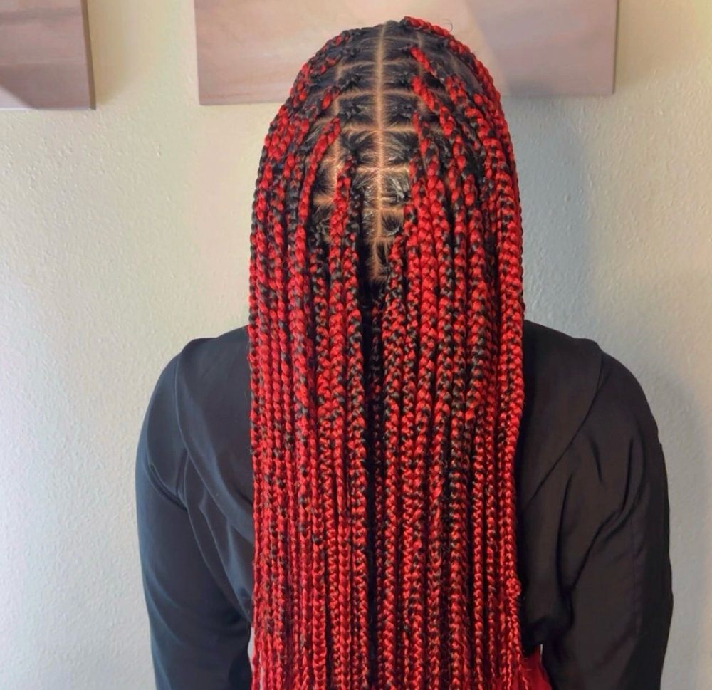 Medium Knotless Braids