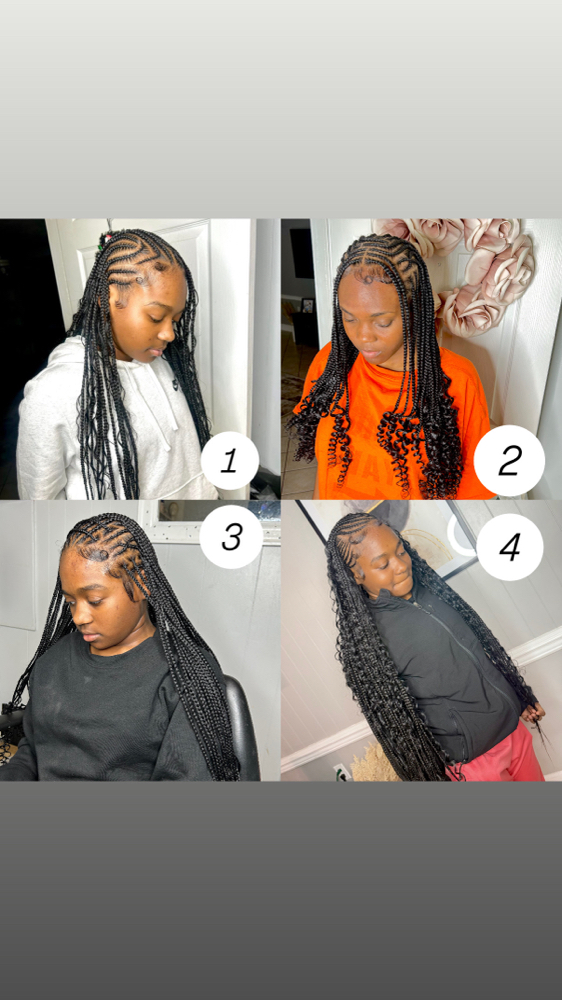 Fulani Braids at Lyric Gifted Hands in Carson, MS