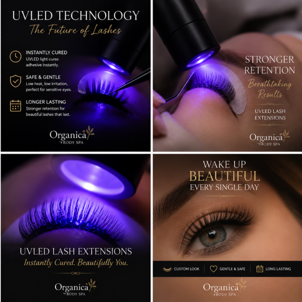 UV LED Volume Eyelash Extension FILL at Organica Body+ in Sulphur Springs, TX