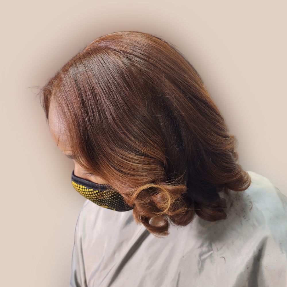 Healthy Silk Press at Touch of Heaven Artistry in Humble, TX