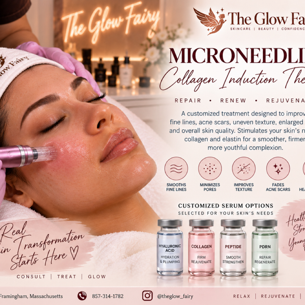 MICRONEEDLING COLLAGEN INDUCTION TH at the glowfairy spa in framingham, MA
