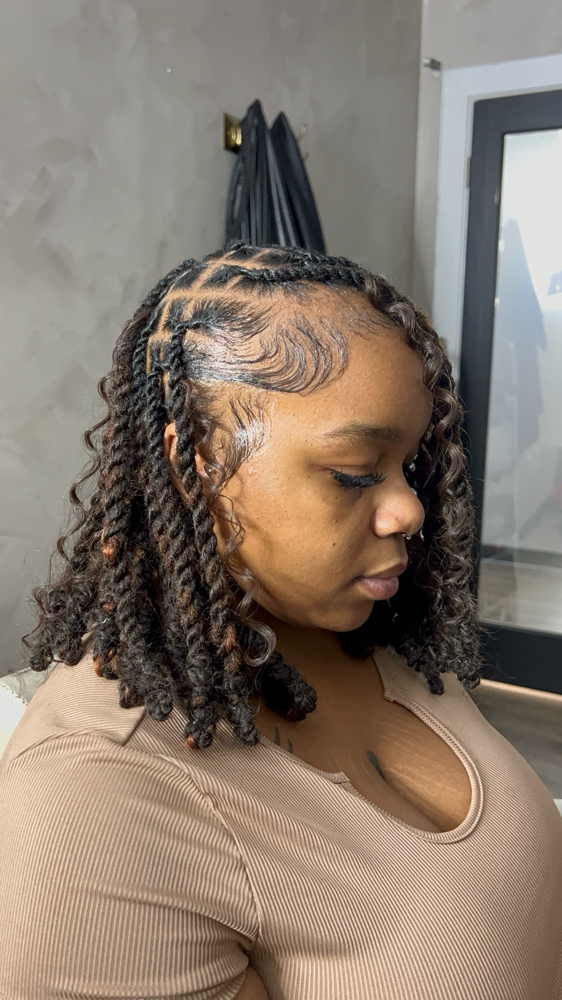 Small Invisible Loc bob at DHouse of Locs in Charlotte, NC