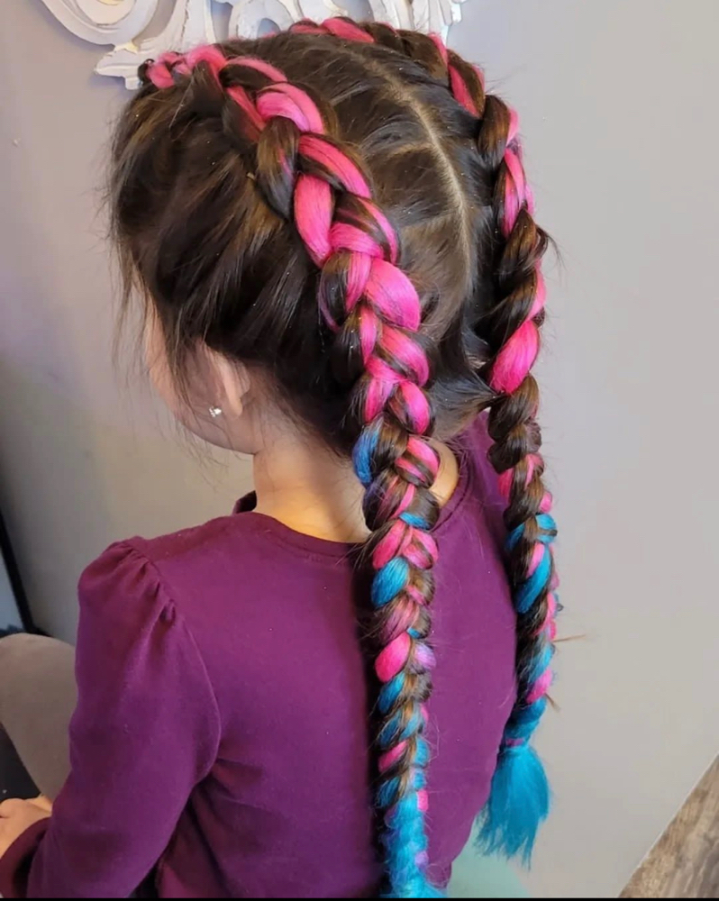 30 Minute Braids With Feed Ins