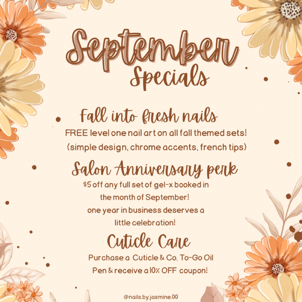 Salon Anniversary Perk ✨ (Add On) at Nails by Jasmine in Parkersburg, WV