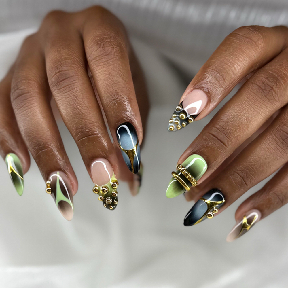 Editorial Glossy Manicure at Glossy Haus in Richardson, TX