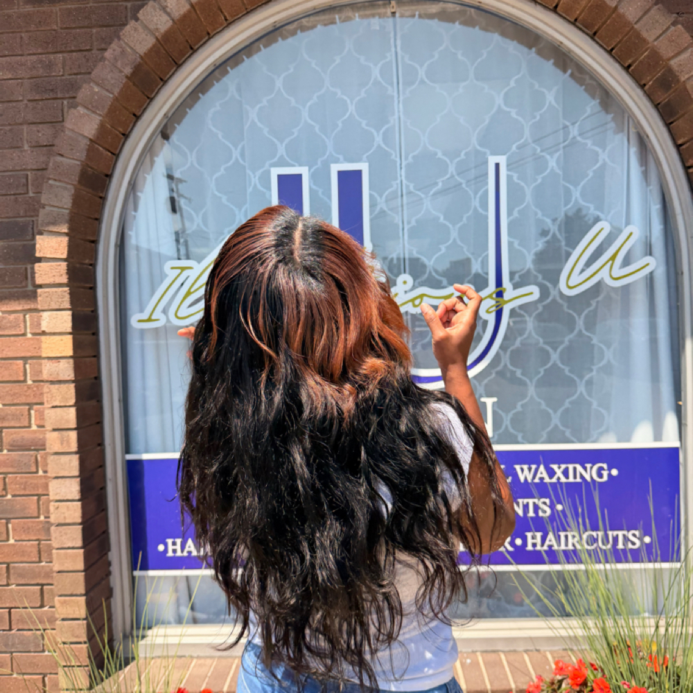 Natural Quick Weave at Illustrious U Salon in Roseville, MI