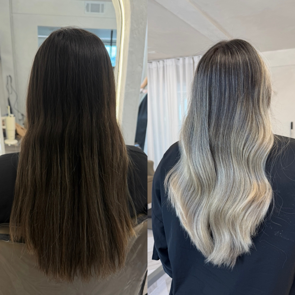 Full Blonding Transformation at Luxe and Mane Co in Spring, TX