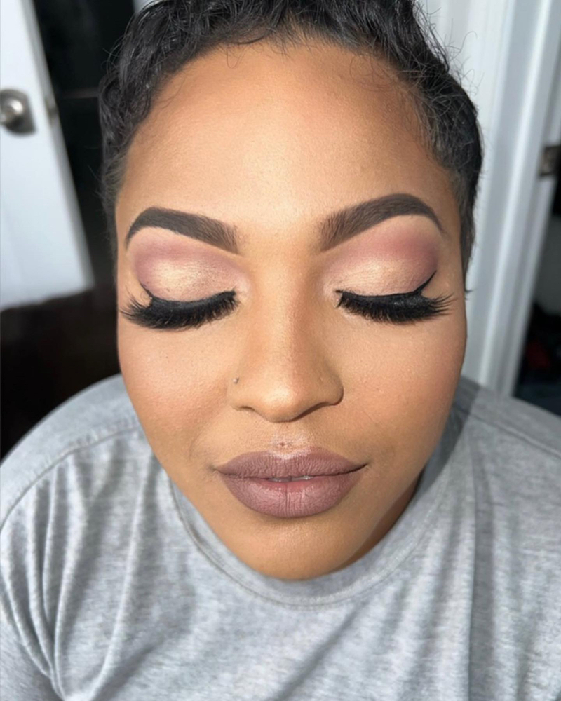 Full Glam Makeup Application