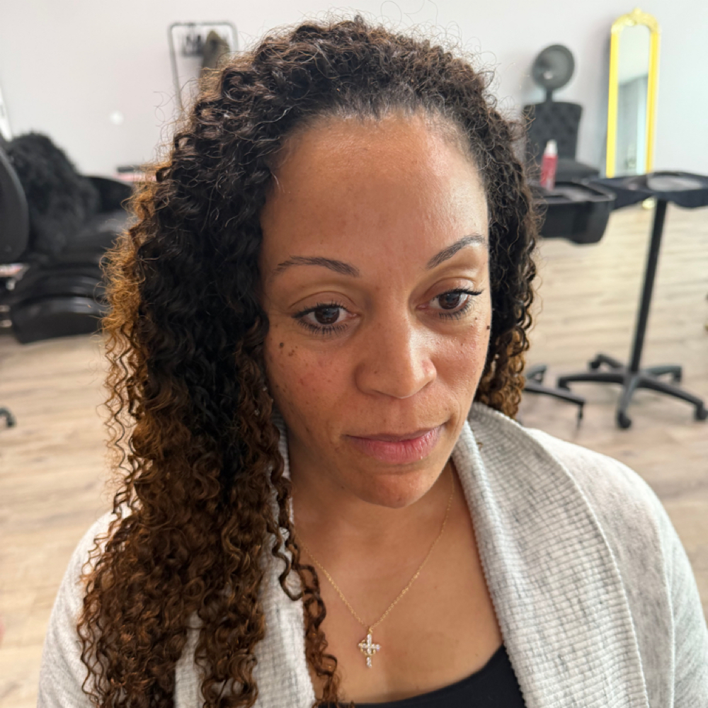 Curly Human Hair Crochet at The Bundles Lab in St. Louis, MO