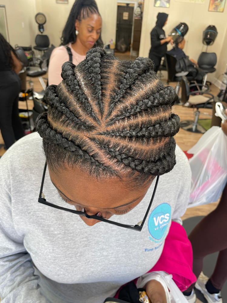 8 Feedin Cornrows