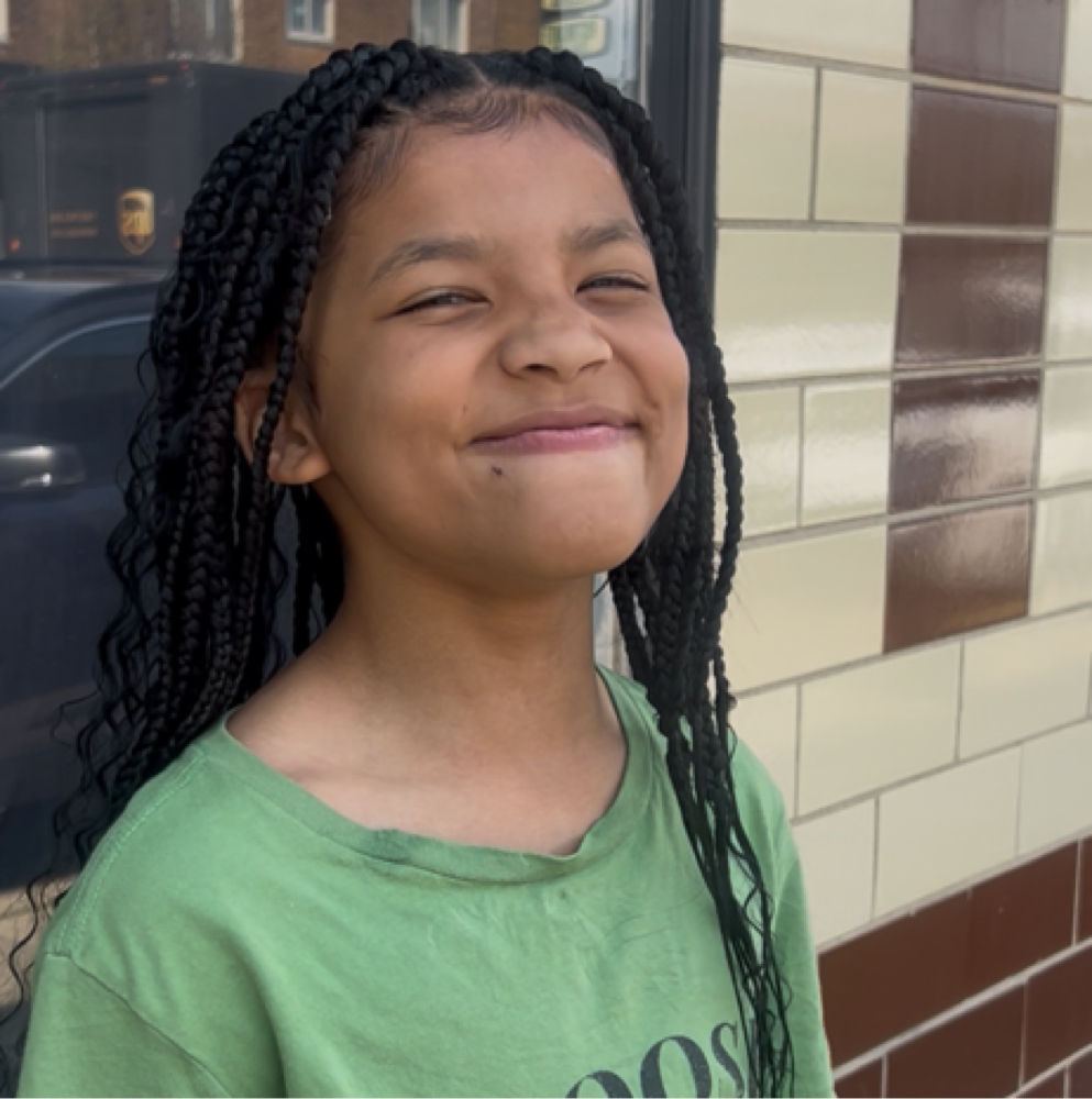 Bohemian Knotless (Kids7yrs-12yr) at Dolledbythebratt in Fairborn, OH