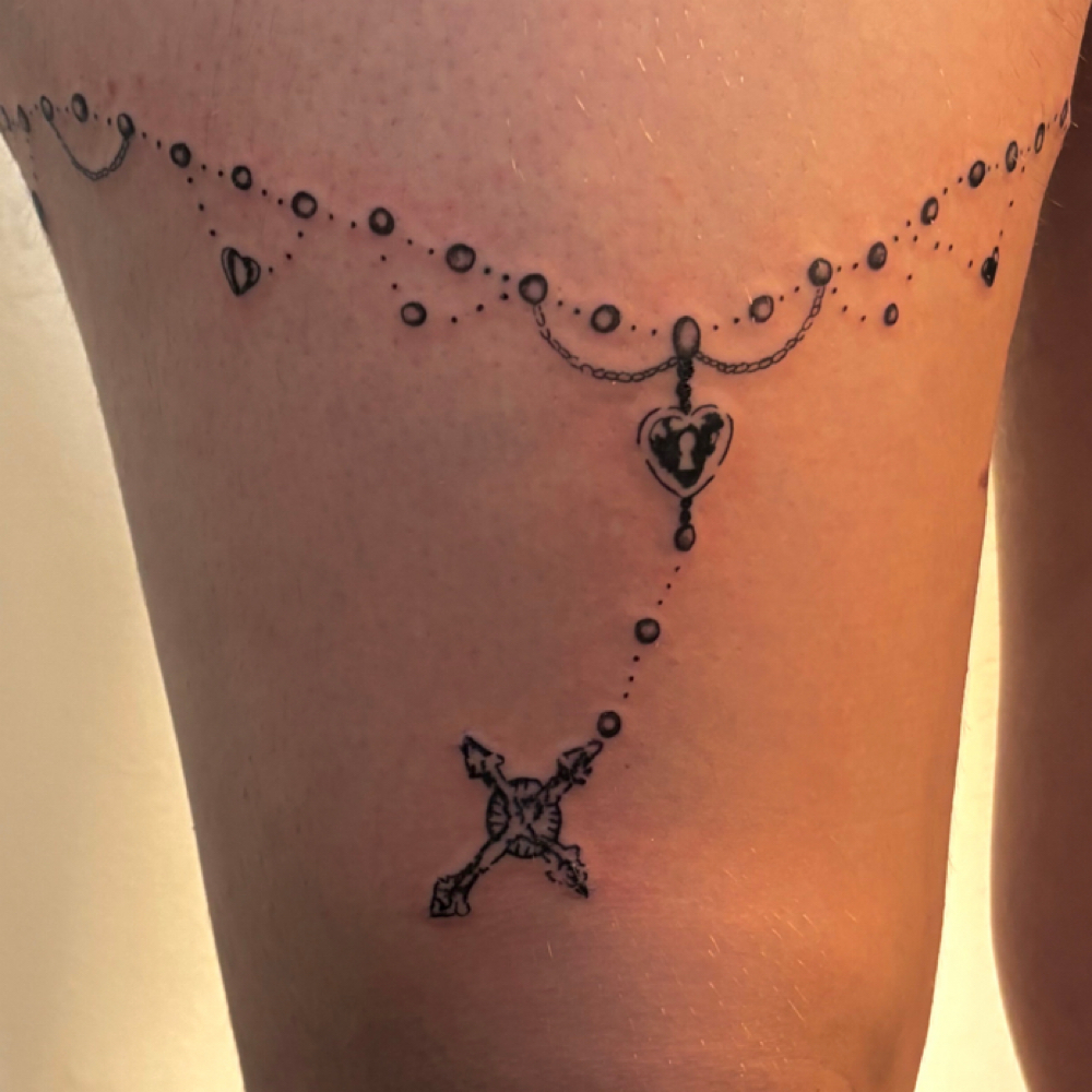 specialty tattoo design at Pinstripe Tattoos in Shelby Township, MI