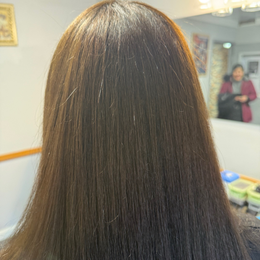 Silk Press at Chiffon’s Hair Suite in Lansing, MI