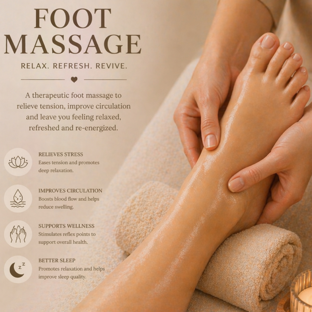Foot Massage at Ambertipz in Raleigh, NC