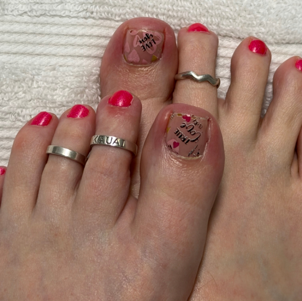 Pedicure at Cedar Rose Nails in Vernal, UT