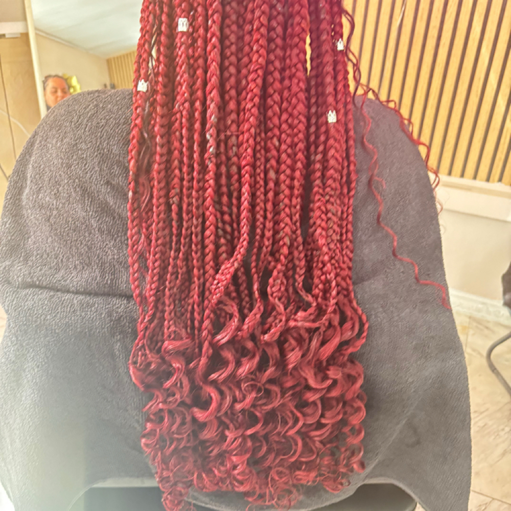 Goddess Braids Medium at Yanelis Braids in Port Richey, FL