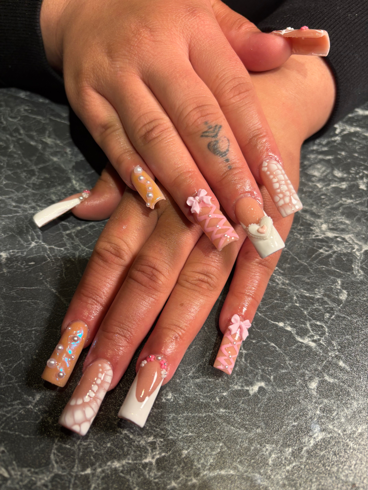 Medium Acrylic Full Set
