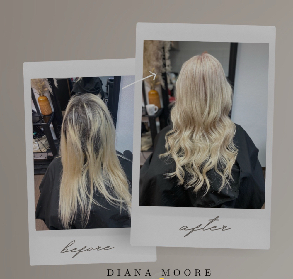 Hair root touch-up