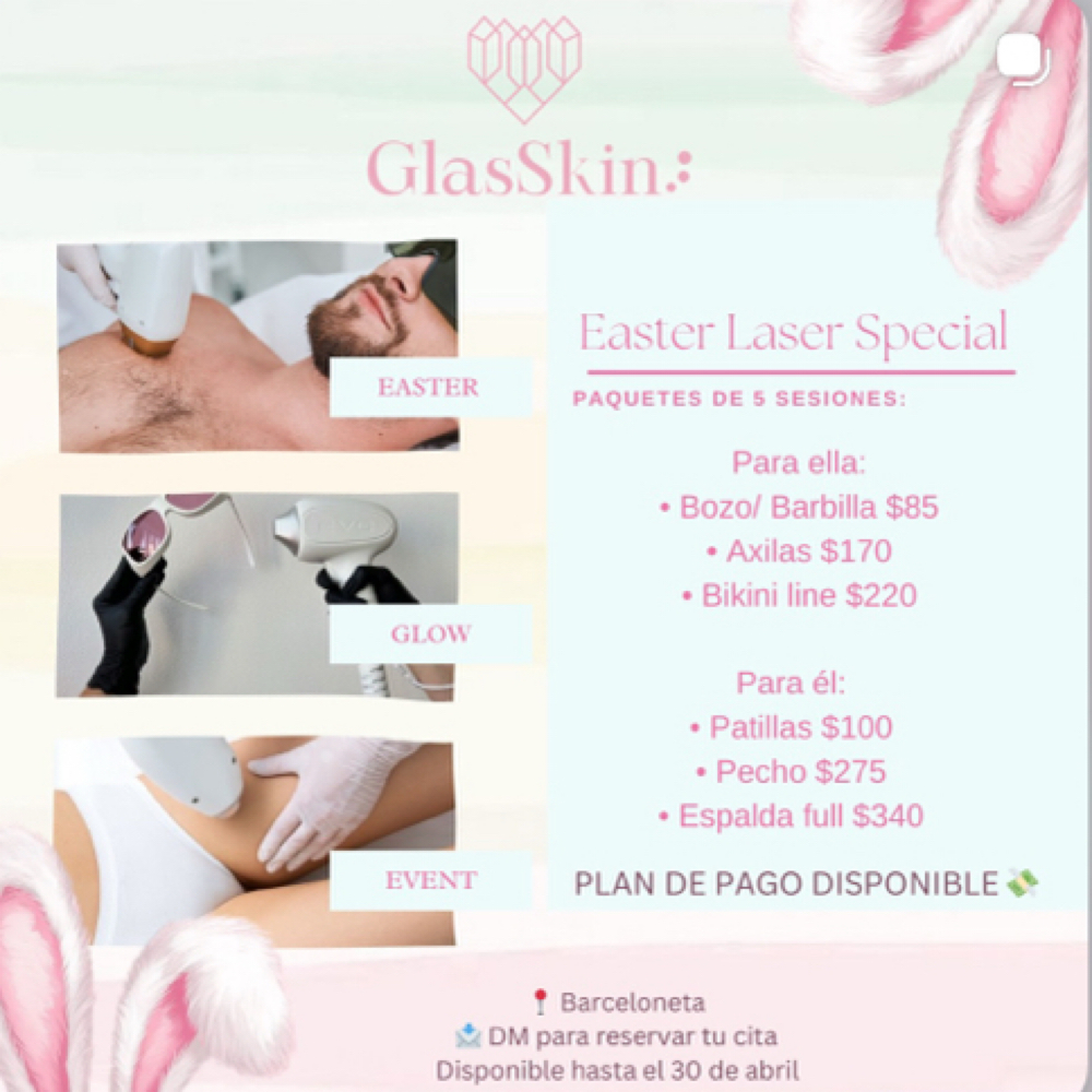 Laser Special at Glasskin in Barceloneta, PR