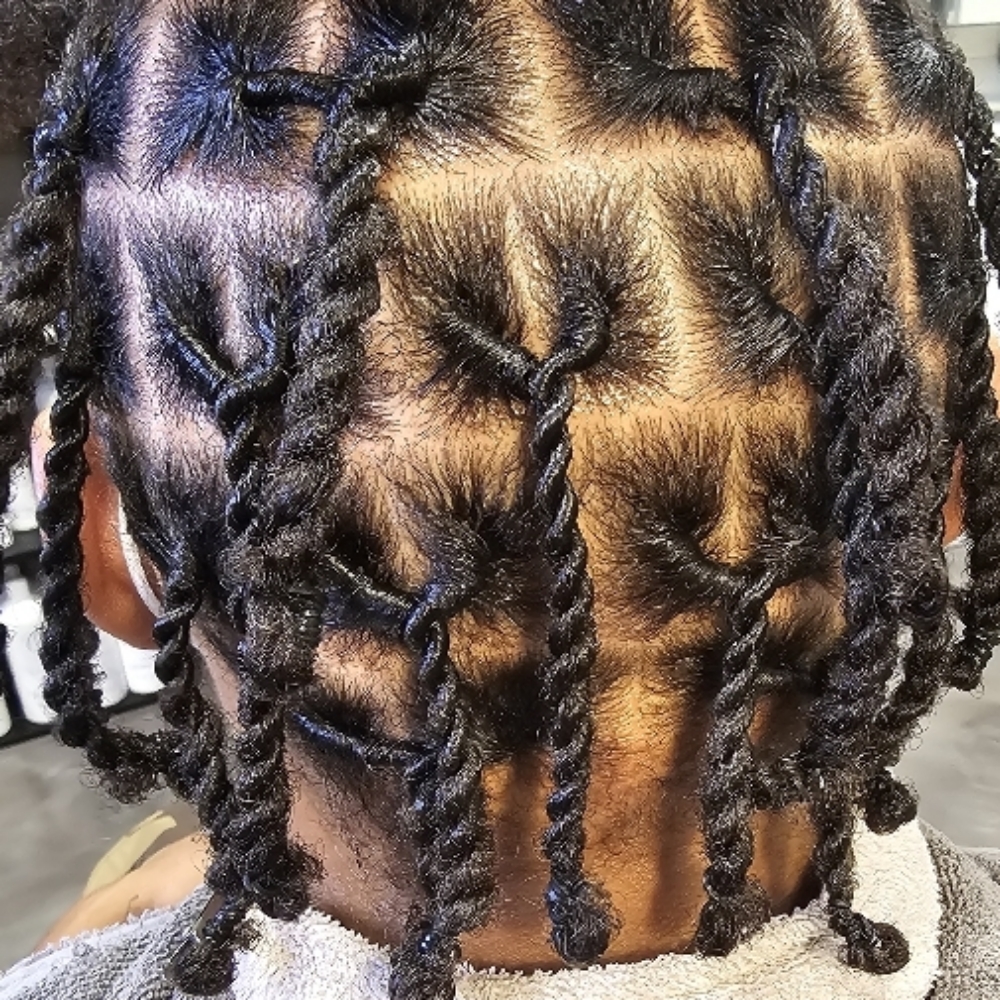 Starter Locs w/ Two Strand at YTS NATURALS in CLEVELAND, OH