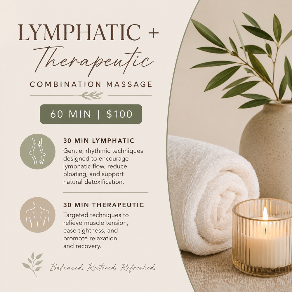 Lymphatic + Therapeutic Combination at Beauty, Bliss and Wellness LLC in Rainsville, AL