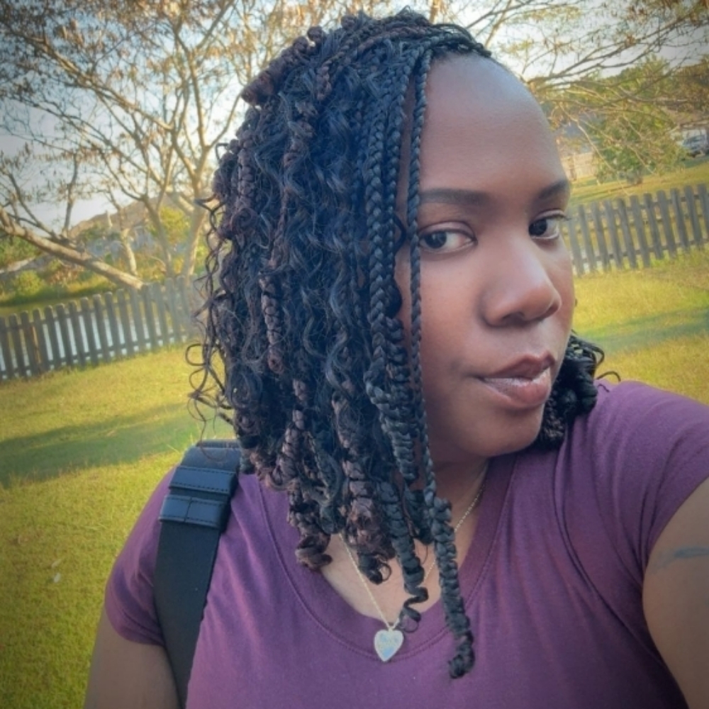 Short Knotless Boho Bob at J Monique Beauty in Montgomery, AL